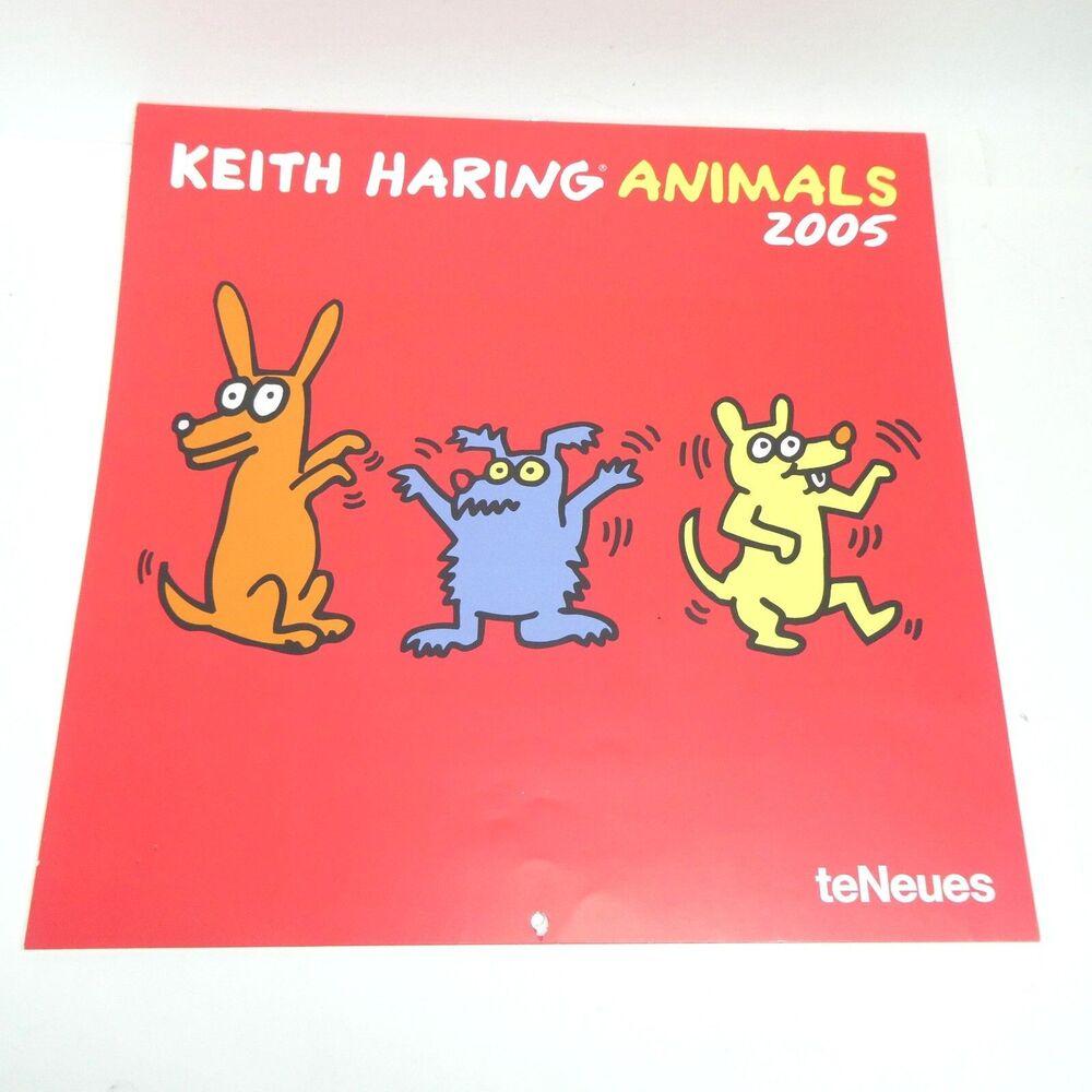Keith Haring Animals Wall Calendar 2005 teNeues Vintage Unused